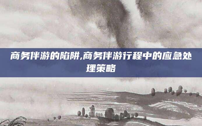 桦甸商务伴游的陷阱,商务伴游行程中的应急处理策略